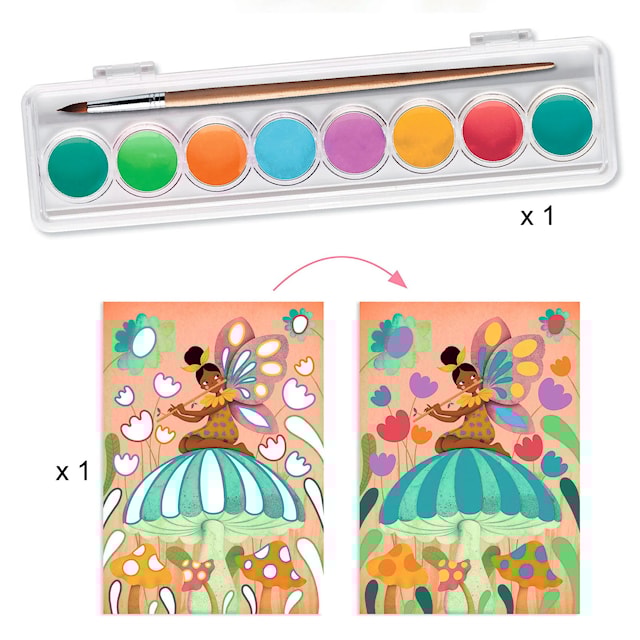 Produktbilde 7 for Stort kreativt hobbysett Feenes verden Djeco