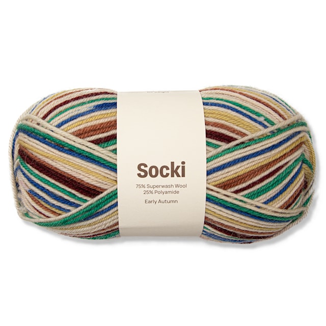 Produktbilde 1 for Socki Garn Ullmix 100 g Summer Birch B142 Adlibris