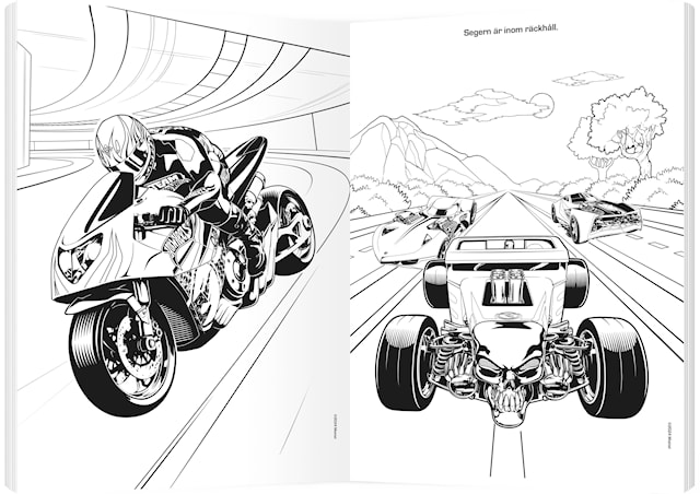 Produktbild 2 för Målarbok Hot Wheels Kärnan
