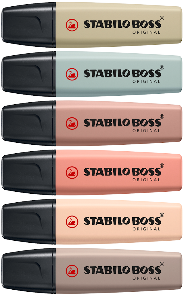 Tuotekuva 1 - STABILO BOSS ORIGINAL Nature Colors 6 kpl