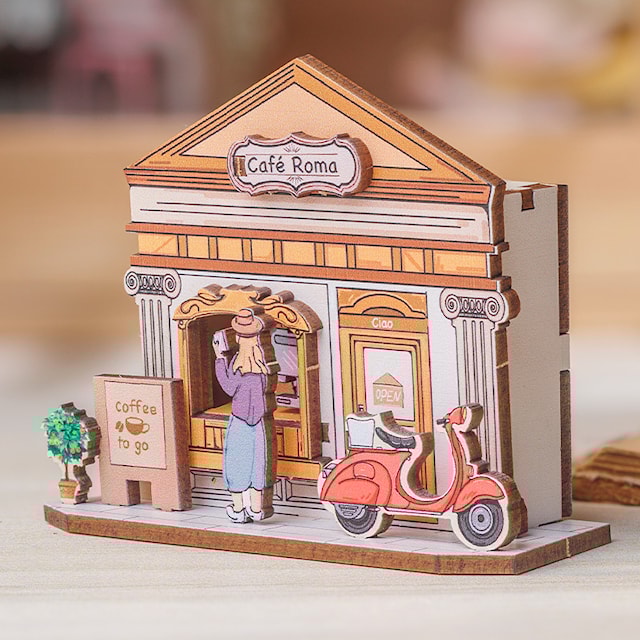 Produktbild 4 för Book Nook: DIY Magnetic Espresso Bar, Caratem