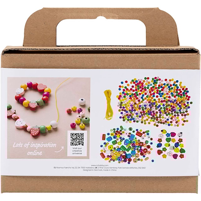 Produktbild 3 för Mini DIY Mix Smycken ca 564 st glada färger 1 förp