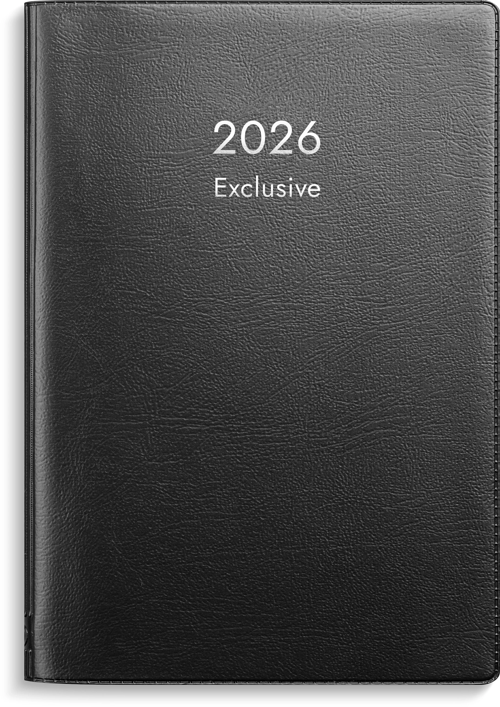 Tuotekuva ille Kalenteri 2026 Exclusive musta muovikansi 83x127 mm Burde