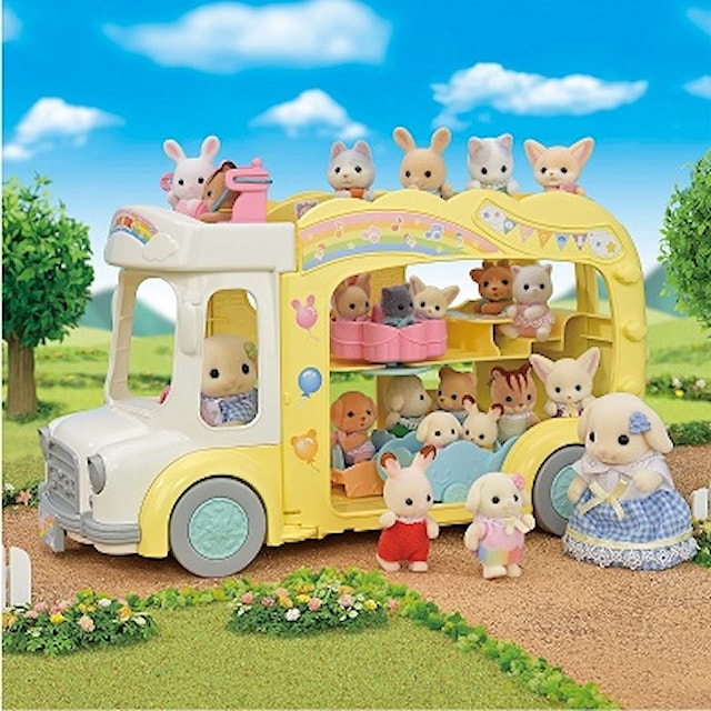 Tuotekuva 1 - Päiväkodin Sateenkaaribussi Sylvanian Families