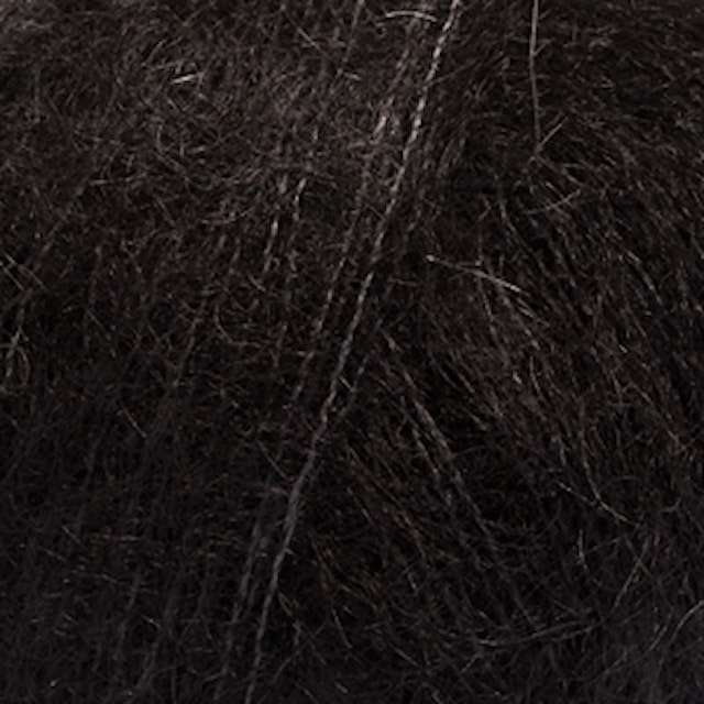 Kid-Silk Garn Mohair Silke 25 g sort 02 Drops