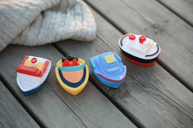 Produktbild 2 för Badleksak Sjöfart 4-pack Rätt Start