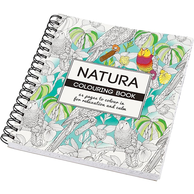 Produktbild 2 för Målarbok Antistress Natura 64 sidor Creativ Company