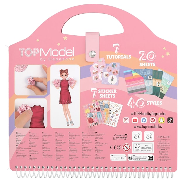 Produktbild 5 för Dress Me Up Kollagebok TOPModel