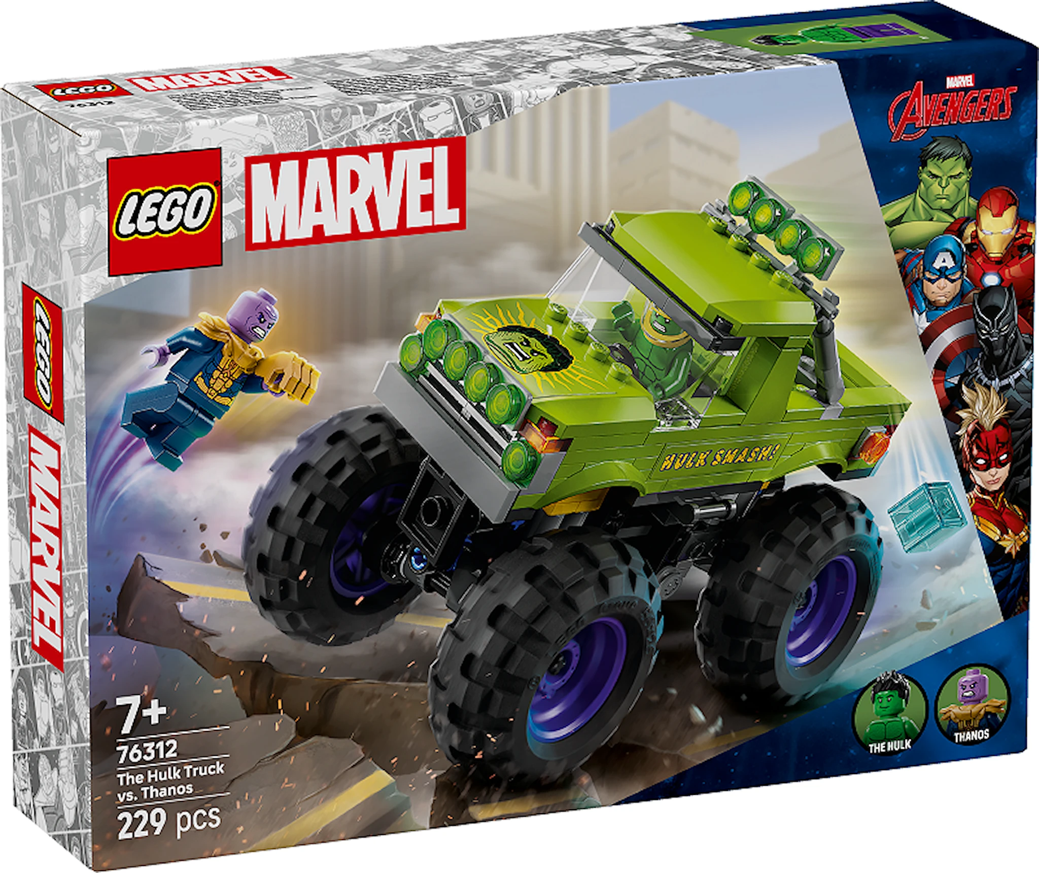 Tuotekuva ille Hulktrucken mot Thanos LEGO® Super Heroes (76312)