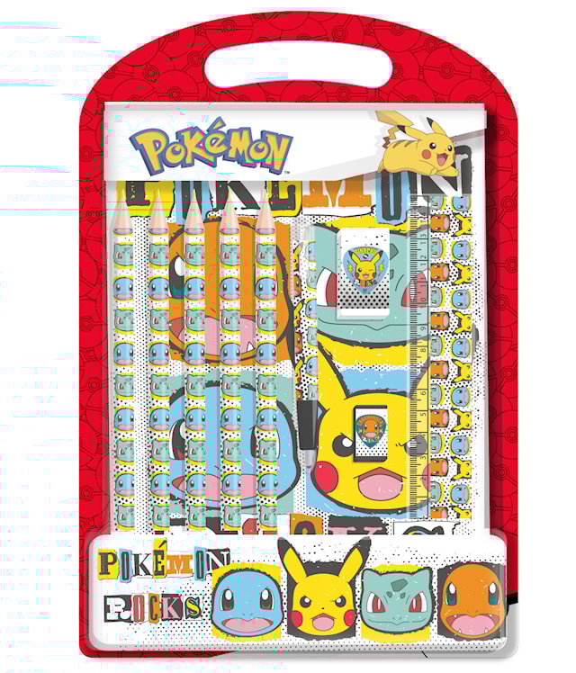 Skrivset 11-delar Pokémon