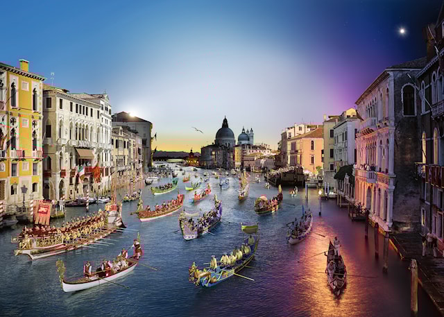 Produktbild 2 för Venice Day to Night Pussel 1000 Bitar, Ravensburger