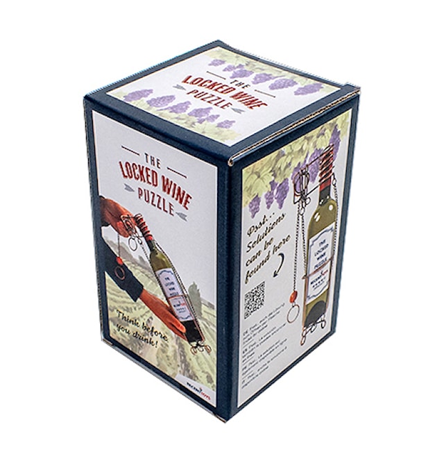 Produktbild 2 för Hjärngympa Låsta Vinflaskan