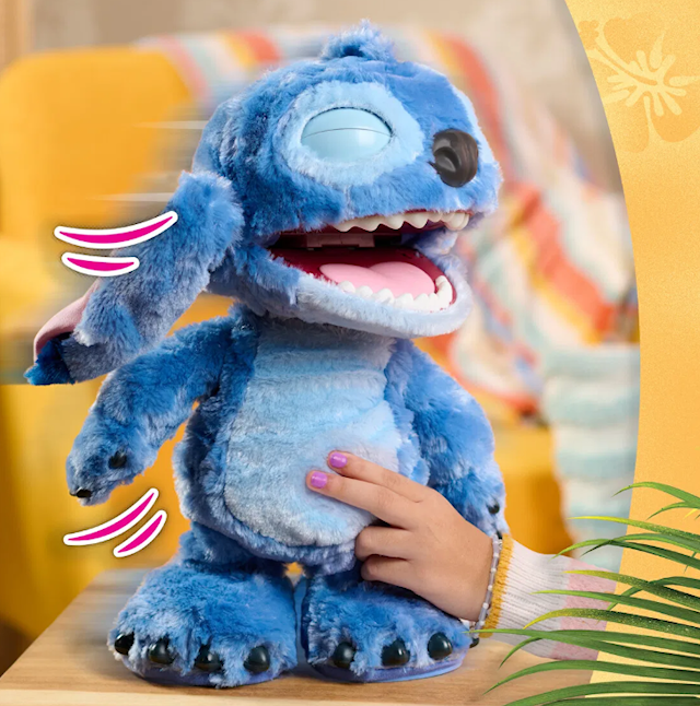 Produktbild 4 för Disney Stitch Interaktivt Gosedjur 34 cm Stitch