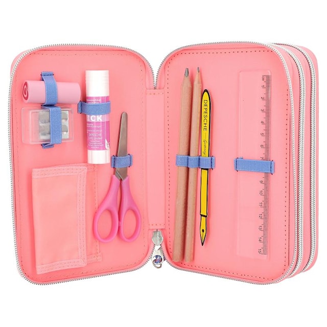 Produktbilde 4 for Trippel pennal med paljetter TOPModel