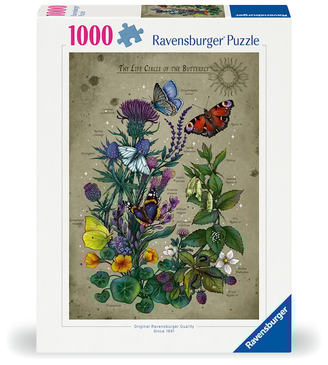 Tuotekuva 1 - Lifecircle Butterfly Palapeli 1000 palaa, Ravensburger