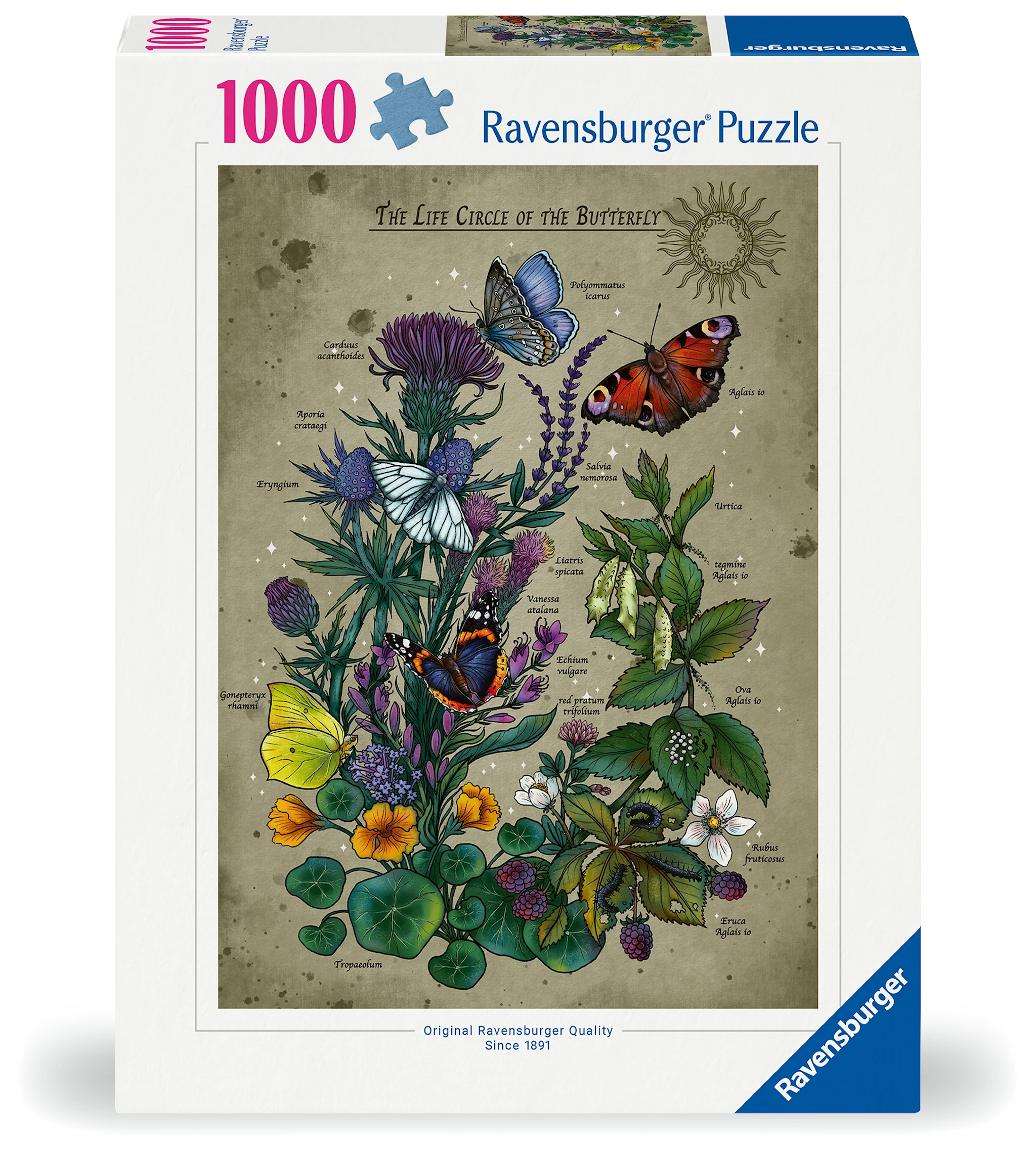 Produktbilde for Lifecircle Butterfly Puslespill 1000 brikker, Ravensburger