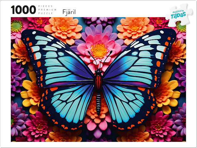 Tuotekuva 1 - Palapeli Butterfly 1000 kpl, Tildas