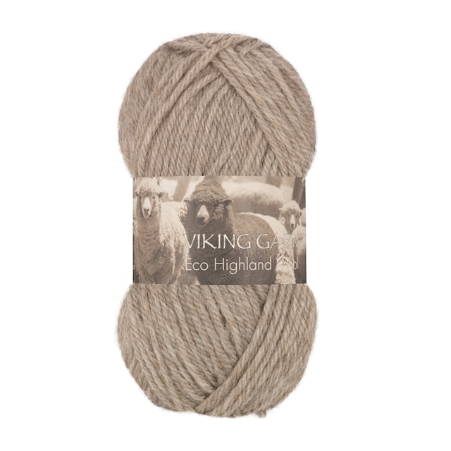 Highland Eco Wool 50 g Beige 207 Viking Garn