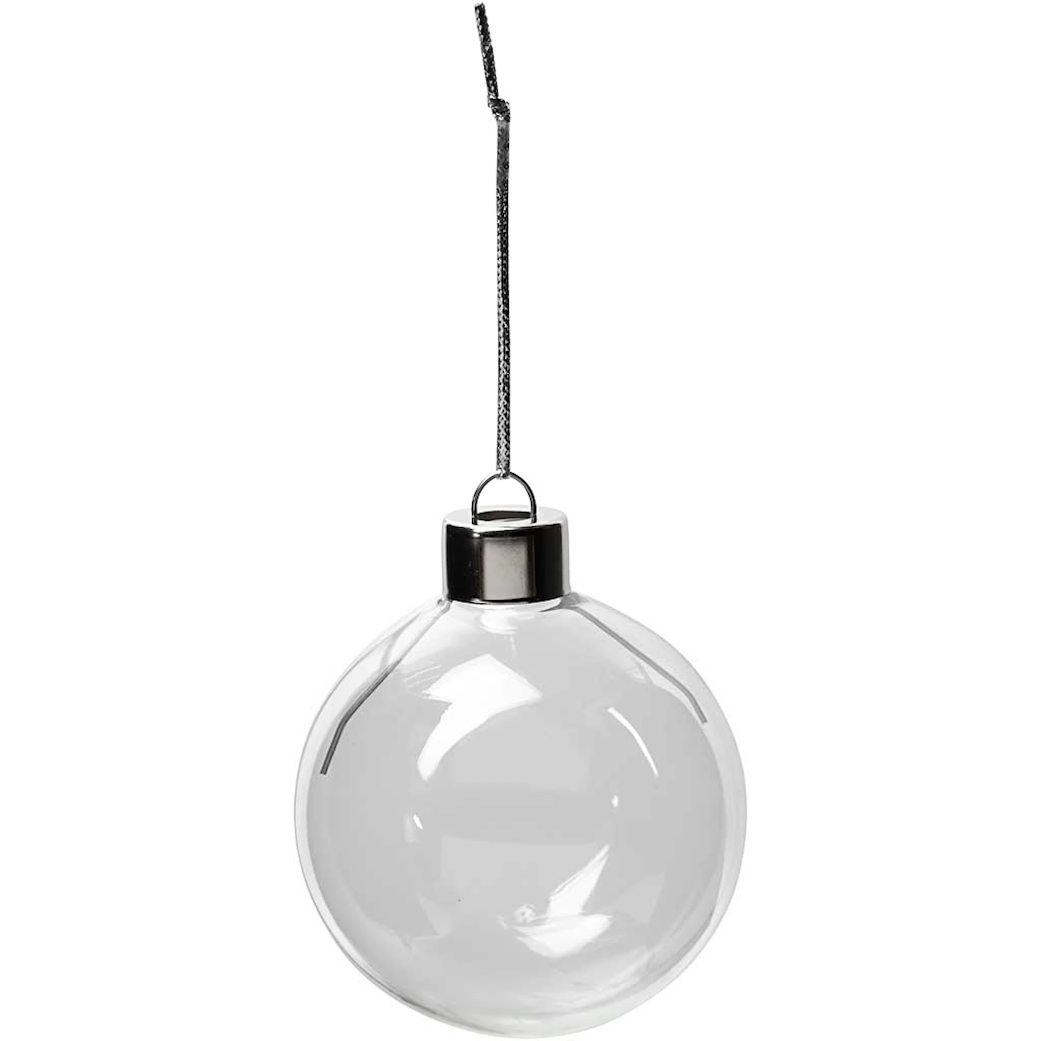 Tuotekuva ille Lasipallo, Kork. 6,9 cm, halk. 5,9 cm, kuulto, 8 kpl/ 1 pkt