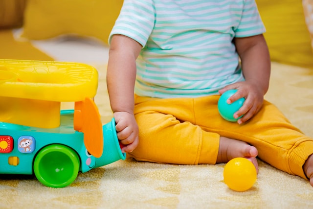 Produktbilde 3 for Pop & Roll Safari Buss™ Ball-leke Bright Starts