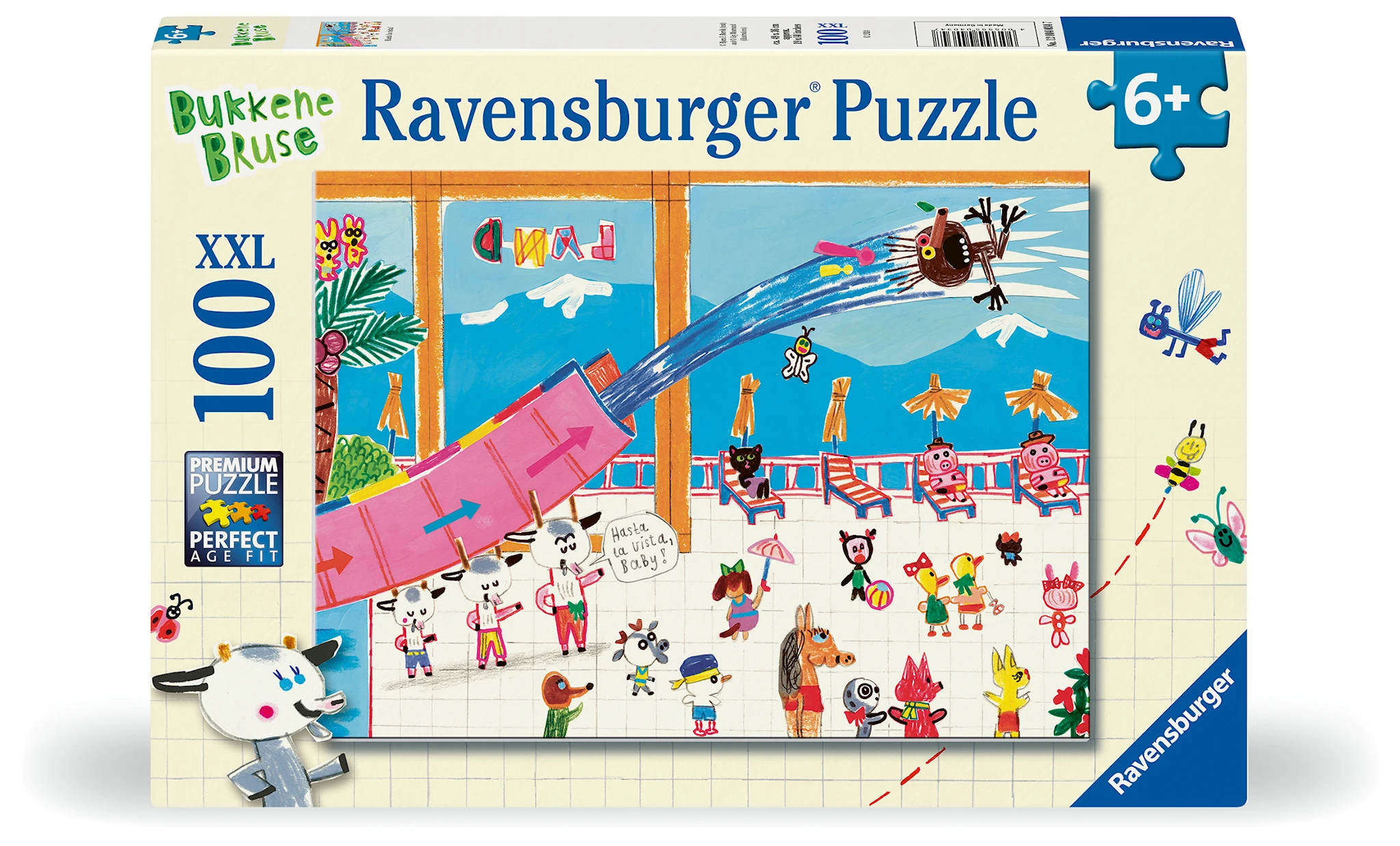 Produktbilde for Puslespill Bukkene Bruse 100 brikker, Ravensburger