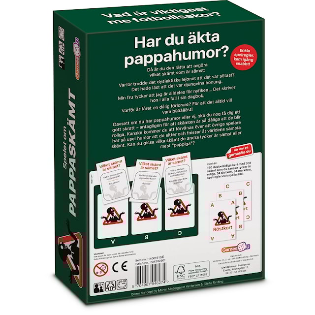 Produktbild 2 för Dad Jokes Spelet om Pappaskämt (SE)