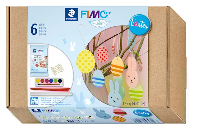 Tuotekuva 1 - Fimo Air Muovailuvaha Ilmakuivuva Pääsiäissetti Staedtler