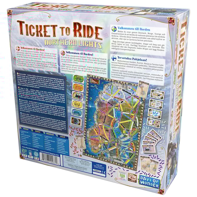 Produktbilde 4 for Spill Ticket To Ride Northern Lights (SE/FI/NO/DK)