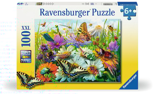 Tuotekuva 1 - Hyönteisten ihmeellinen maailma 100 XXL-palaa, Ravensburger