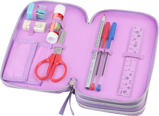 Produktbild 3 för Pennfodral trippel Unicorn Faber Castell