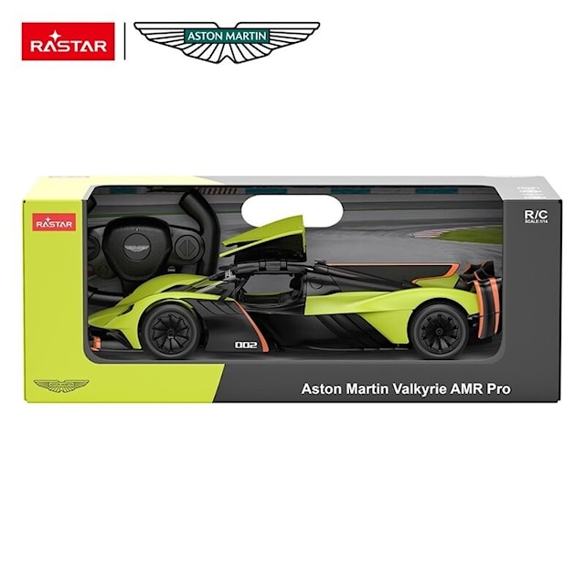 Produktbild 5 för Radiostyrd R/C 1:14 Aston Martin Valkyrie AMR Pro Green Rastar
