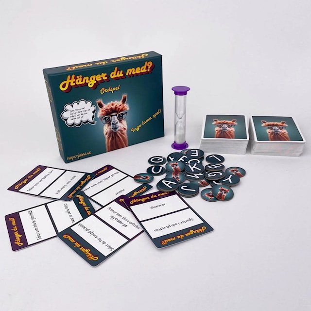 Produktbild 2 för Hänger du med? - Ordspel, Happy Lama (SE)