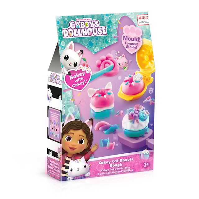 Produktbild 2 för Leklera Modellera Cakey Cat Donuts Kit Gabby's Dollhouse