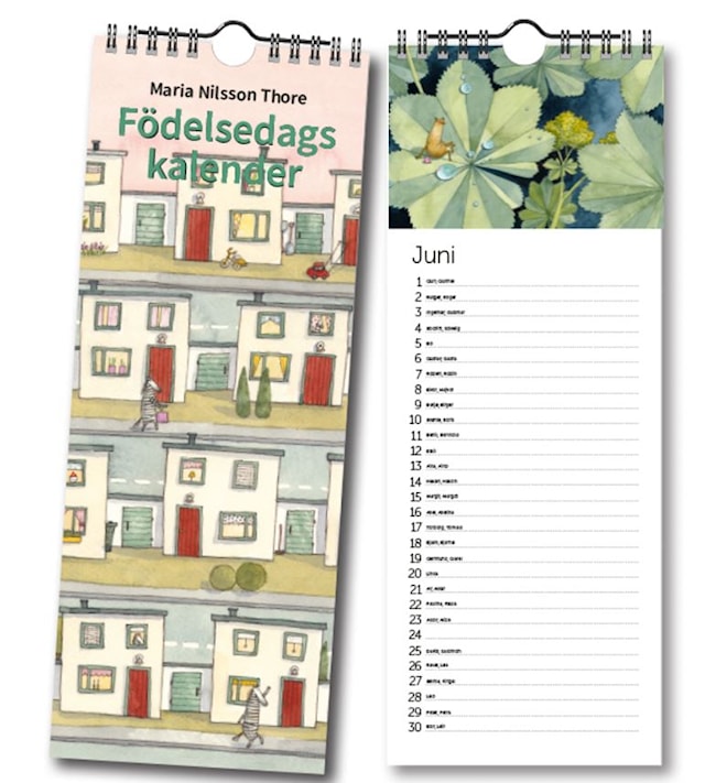 Produktbilde 1 for Fødselsdagskalender Udatert Maria Nilsson Thore