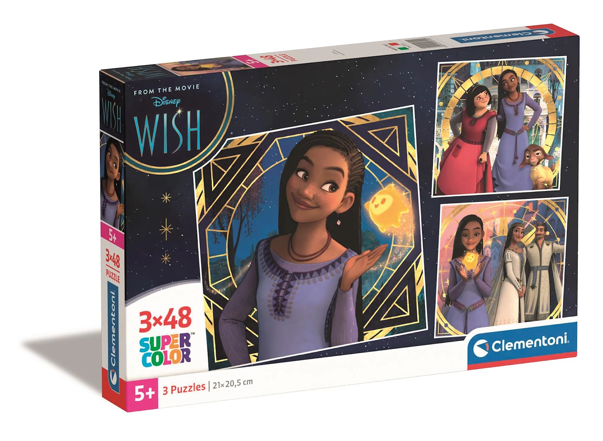 Produktbilde for Puslespill 3x48 brikker Disney Wish, Clementoni