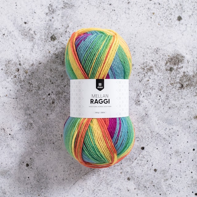 Tuotekuva 1 - Mellanraggi Villasekoite 100 g Gradient Rainbow Järbo