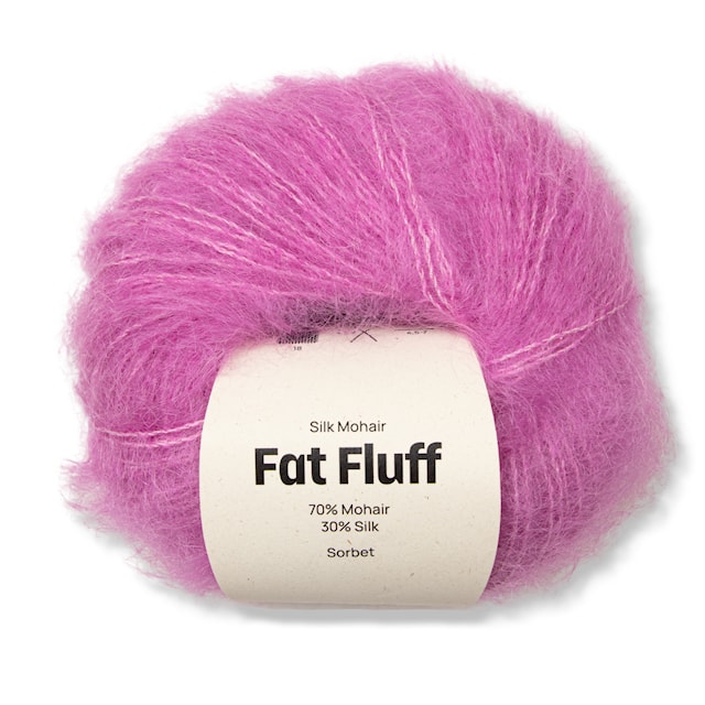 Silk Mohair Fat Fluff 25 gr Sorbet A764 Adlibris