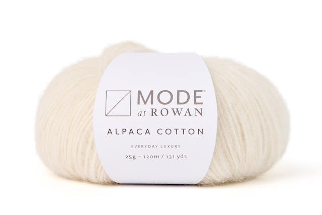 Alpaca Cotton mix, 50 gr Snowflake 014, Mode at Rowan