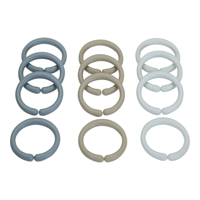 Produktbild 5 för Leksaksringar Blå Little Dutch