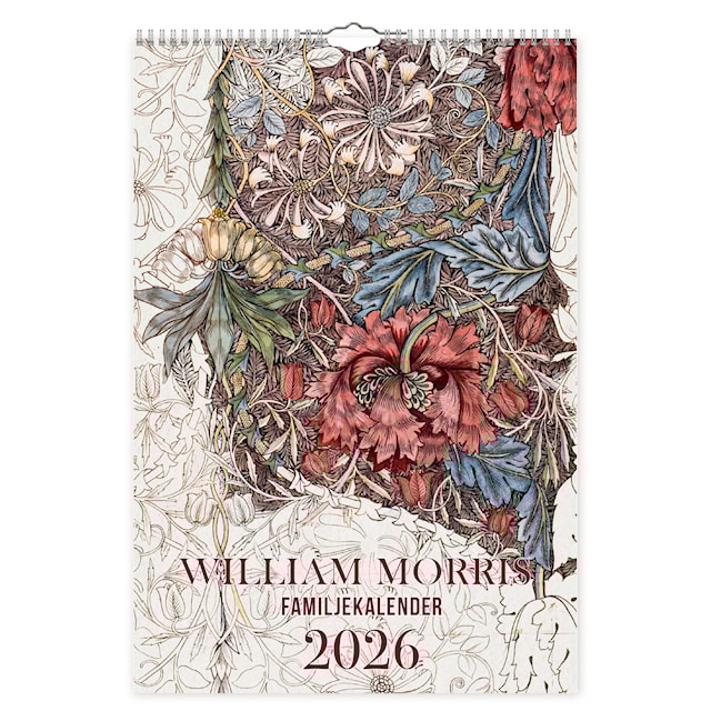 Produktbild 1 för Familjekalender William Morris 2026