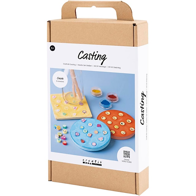 Produktbild 3 för DIY Kit Gjutning - Underlägg med Figurpärlor Creativ Company