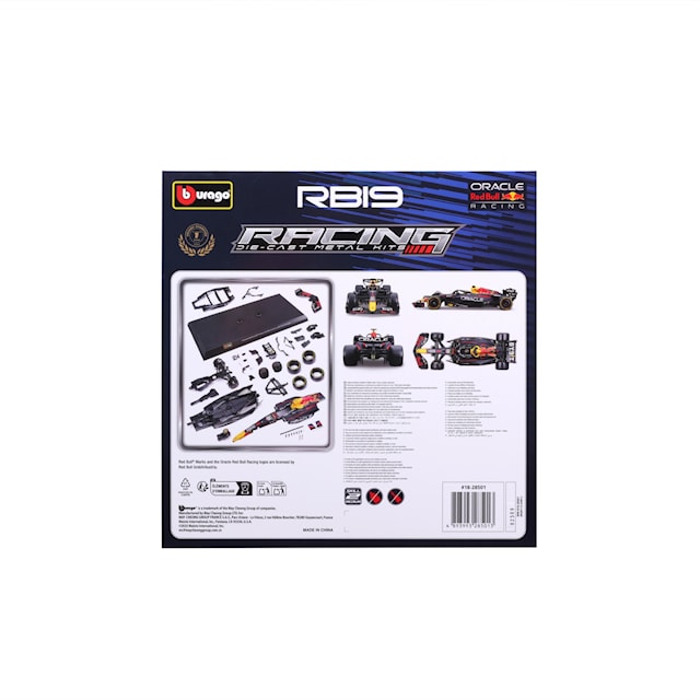Produktbilde 9 for 1:24 F1 Red Bull Racing RB19 2023 Model Kit Verstappen, Burago
