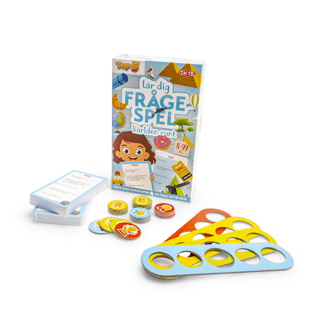 Produktbild 2 för Frågespel Jorden Runt Resespel Tactic
