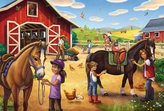 Tuotekuva 4 - Palapeli Suosikkihevoseni 3x48 palaa, Schmidt