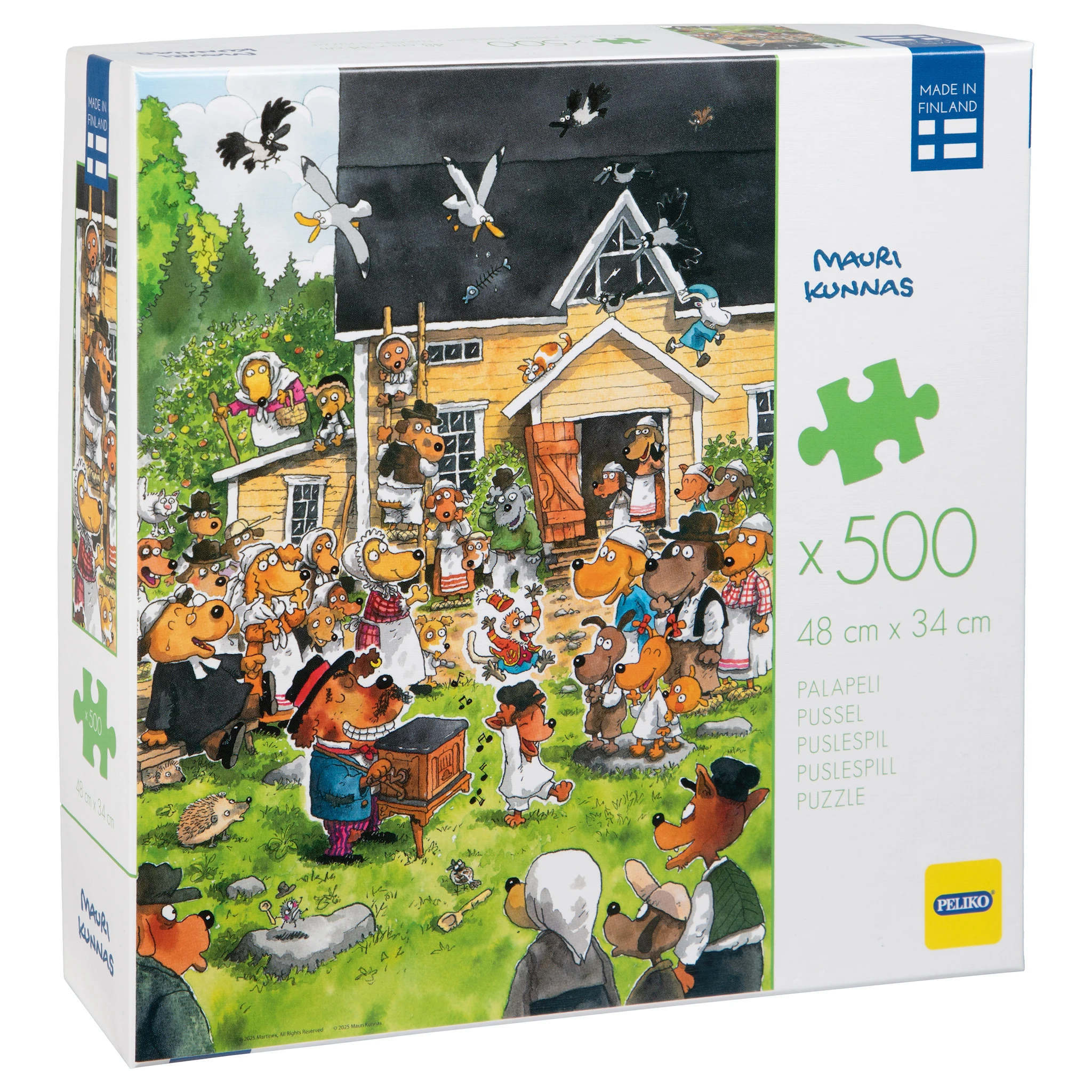 Tuotekuva ille VeVorgel Palapeli 500 Palaa Kunnas