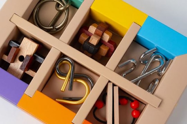 Produktbild 2 för Hjärnpussel Set 6 i 1 Recent Toys