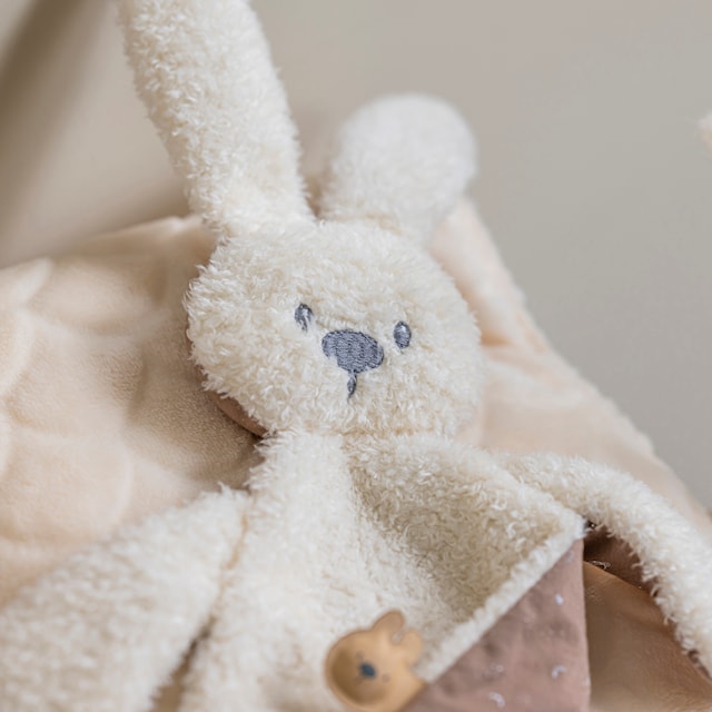 Produktbilde 2 for Lapidou Teddy Snuttefilt Trekant Benhvit Nattou