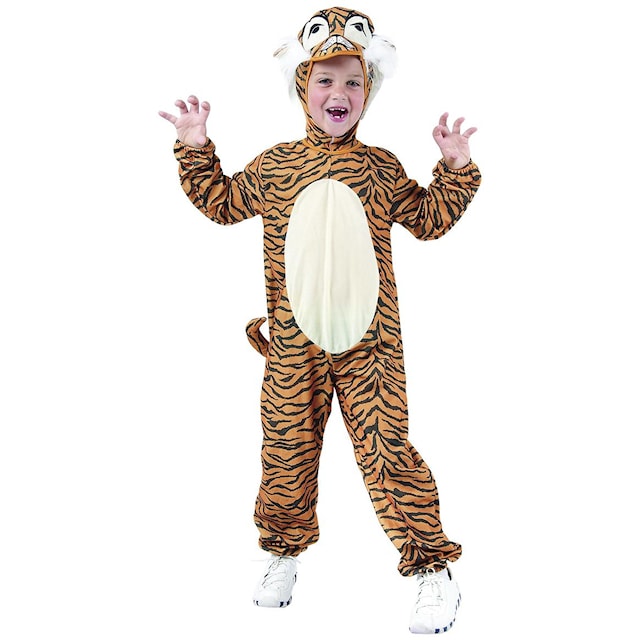 Tiger Maskeraddräkt Barn Strl 98-104