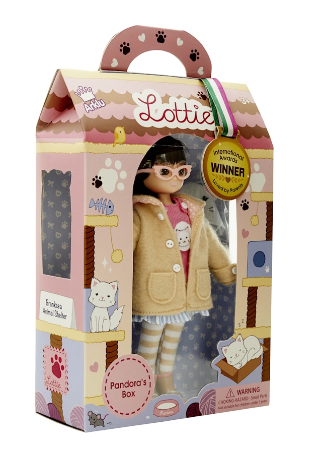 Produktbilde 3 for Dukke Kattejente Lottie