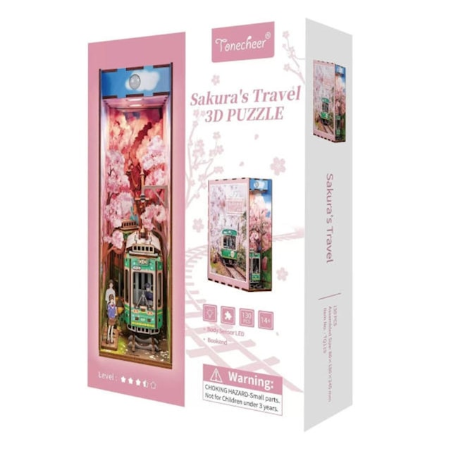 Produktbild 2 för Book Nook Sakura's Travel, Tonecheer